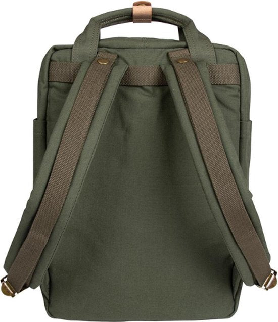 Doughnut Laptop-Rucksack / Rucksack / Schultasche - 14 Zoll - Macaroon PFC Free - Army Green
