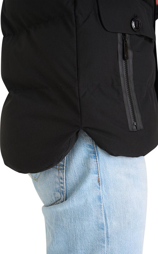 Mario Russo Ranger Jacket - Jacke Männer - Winterjacke Männer - Wasserabweisend - Winddicht - Schwarz - L