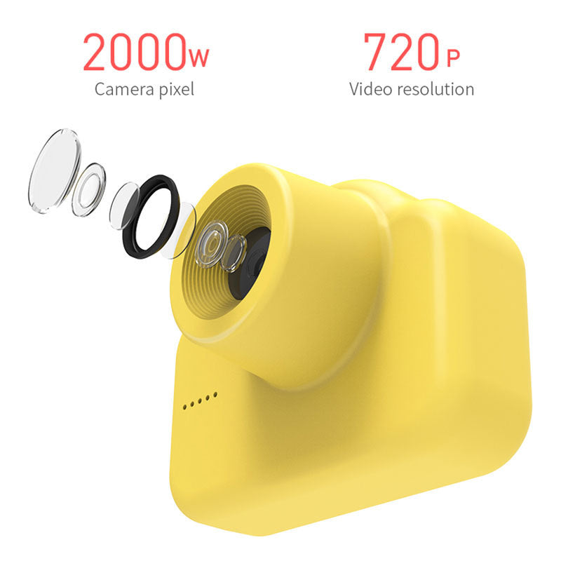 Kinderkamera mit Direktdruck – 20 MP Dual-Kamera – Thermodirektdruck – HD-Video – 32 GB – Rosa