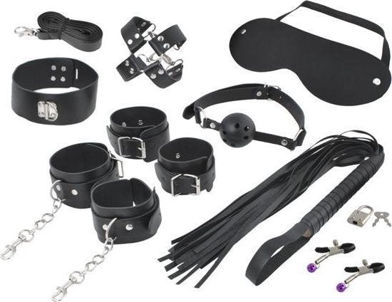 XXL Bondage Set | Ultimate Bondage - BDSM Set |SM Set - Bondage Set | BDSM Toy Set 14 Teile