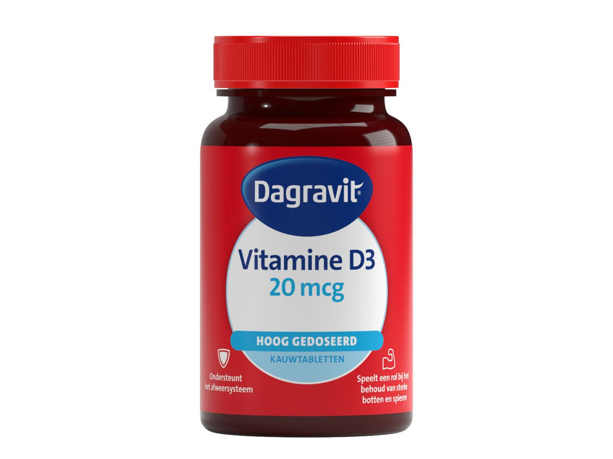 Dagravit Vitamin D3 hochdosiert 20 mcg – 60 Kautabletten