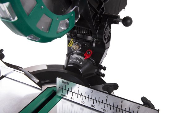VONROC Kappsäge - Gehrungssäge - 1700W - Ø216MM - 4900 /min - Mit Laser, Tischverlängerung & Tiefeneinstellung - Inklusive Sägeblatt und Werkstückspanner