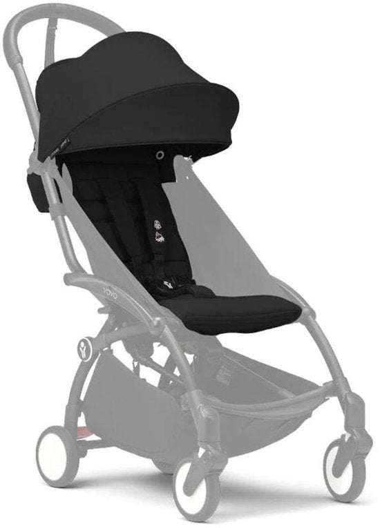 Stokke® YOYO 3 6+ Farbpaket – Leichter Klappkinderwagen | Schwarz