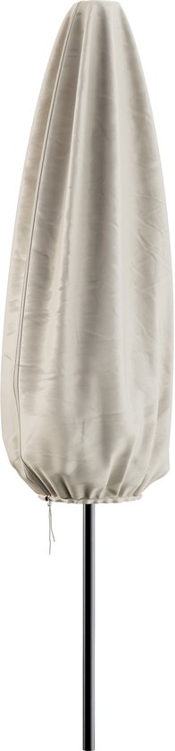 Tristar Stabsonnenschirm – 300 cm, rund – Garten & Balkon – neigbar – inkl. Schutzhülle – PA-7904 – Beige