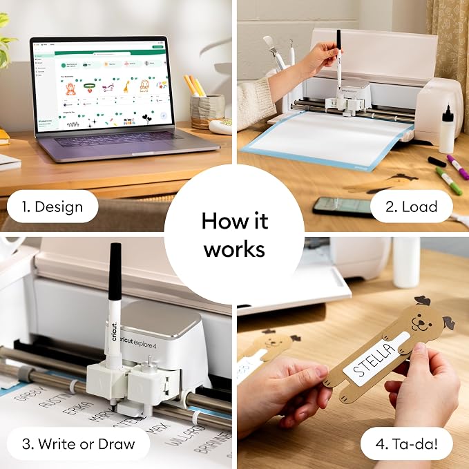 Cricut Doppelseitige Marker, 20-teilig – 0,4 mm Feinspitze & 1 mm Marker – Mehrfarbig – Für Explore, Maker & Venture