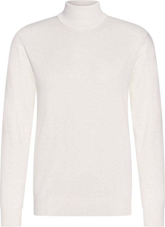 Cappuccino Italia - Herren Pullover Rollkragenpullover Off White - Weiß - Größe XXL