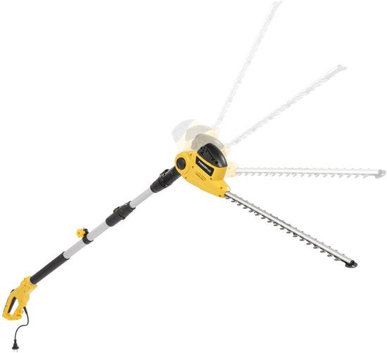 Powerplus Elektrische Teleskop-Heckenschere POWXG2044 – Elektrische Heckenschere mit 550 W, 550 mm lange Klinge