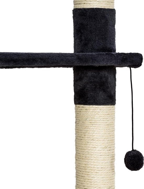 tectake Hansi - Kratzbaum - Schwarz/Weiß - 260 cm