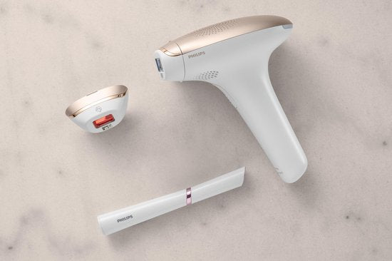 Philips Lumea IPL 7000 Serie – IPL-Haarentfernungsgerät – 2 Aufsätze mit Trimmer – BRI921/00