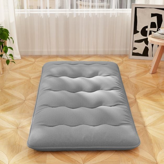 Japanische Futonmatratze Coast - aufrollbare Tatami-Matratze mit waschbarem Bezug und Tragetasche - 90/140 x 200 x 10 cm