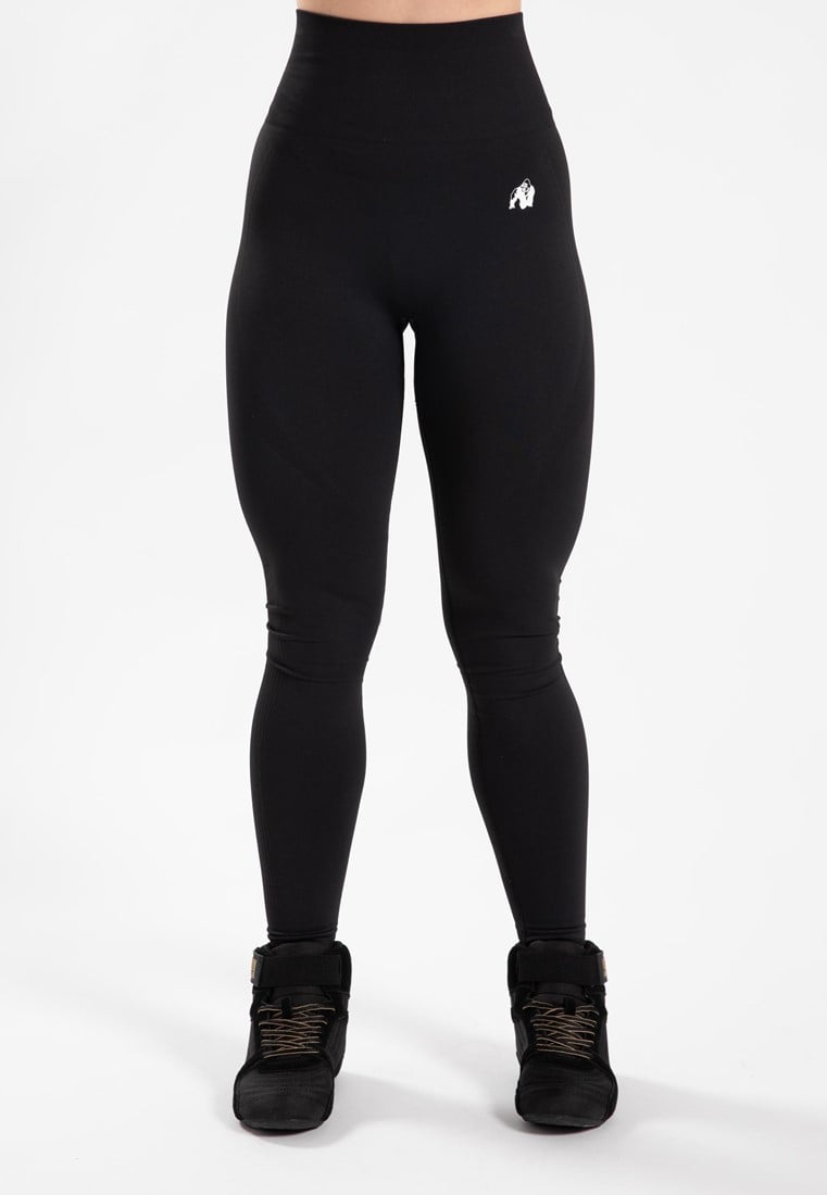 Gorilla Wear Olivia Leggings - Nahtlos - Schwarz - XS/S