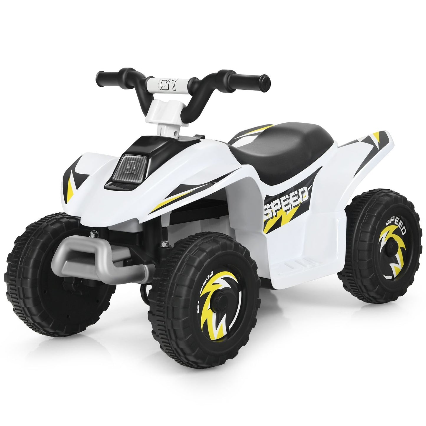 Coast Mini Quad 6V batteriebetrieben für Kleinkinder - 73 x 40 x 44,5 cm - Weiß