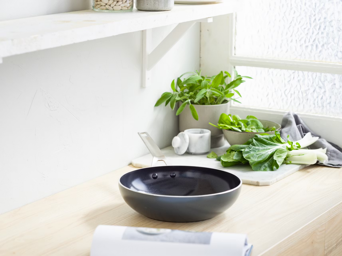 Electrolux Aluminium Wok - PFAS-frei - 28 cm - Schwarz