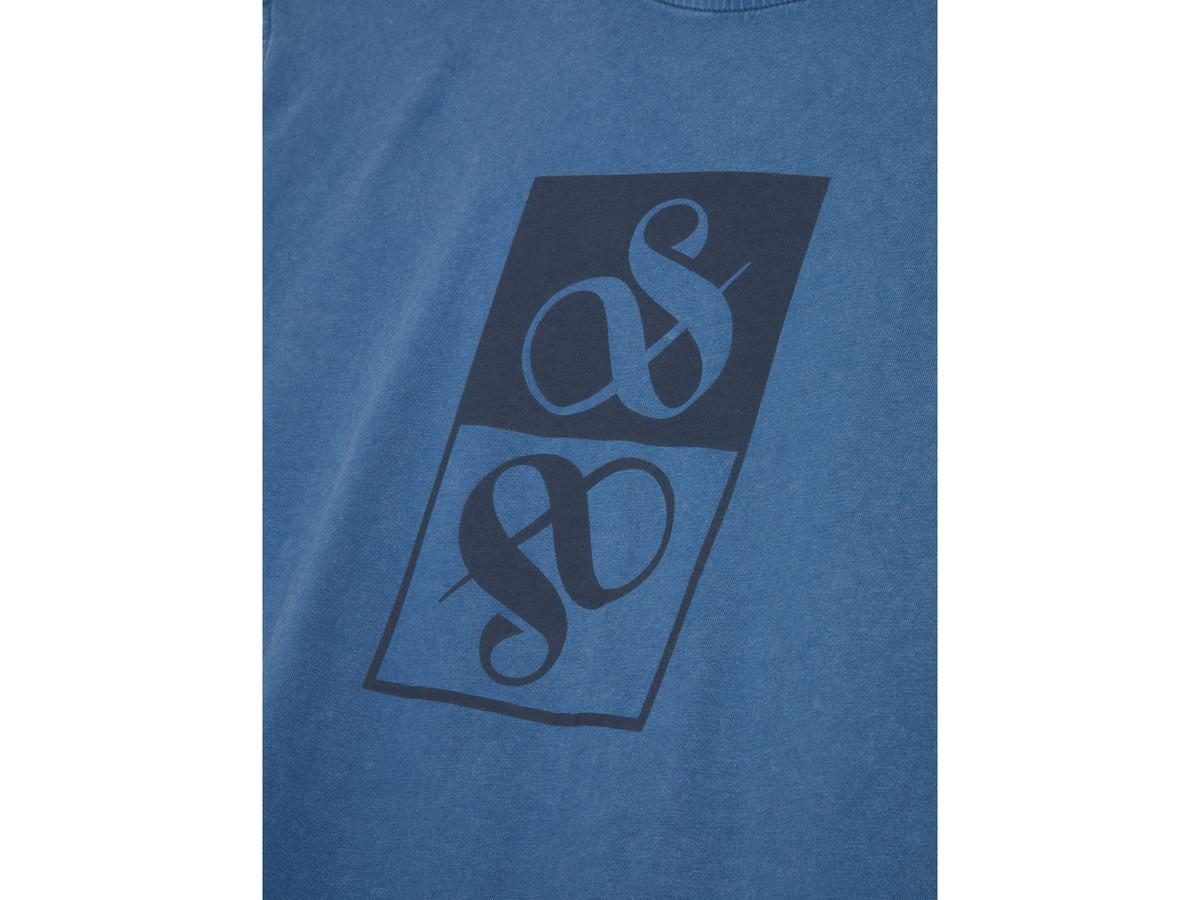Scotch & Soda Graphic-T-Shirt – Dark Obsidian – Größe M