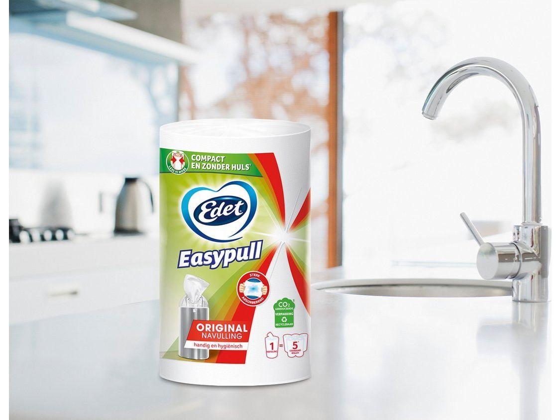 Edet Easypull Original Nachfüllrolle – 6 Stück – Weiß