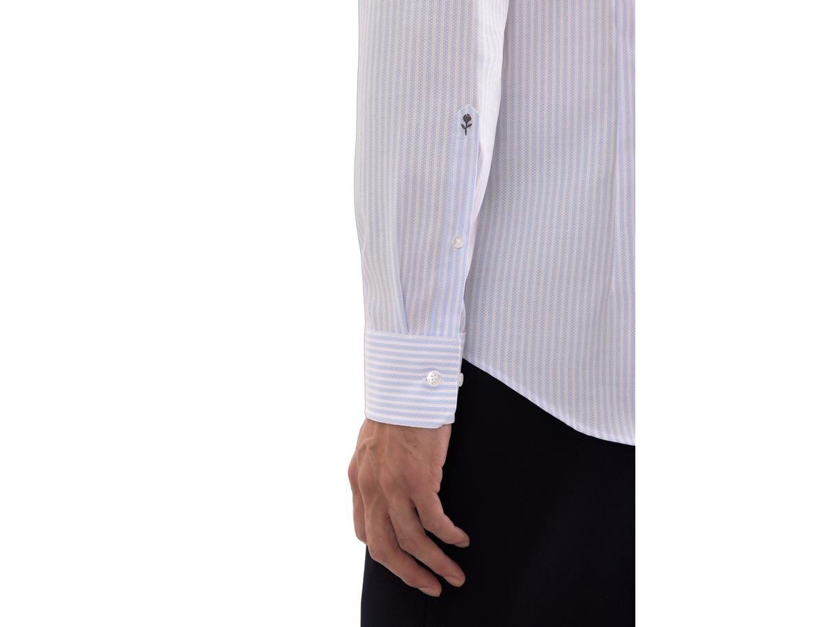 Seidensticker Spread Kent Hemd Slim Fit 42 Hellblau | Business Hemd 01.849939-12