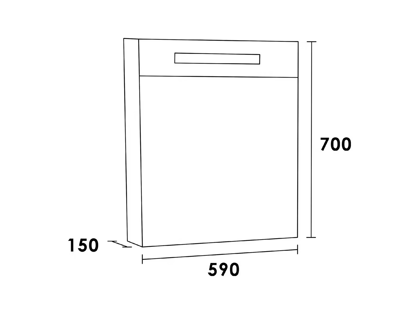 Brauer Double Face 60 Spiegelschrank - Schwarz Hochglanz - 60 cm - Linkshänder