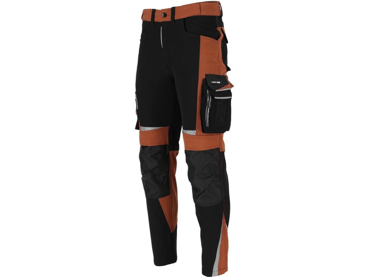 Lahti Arbeitshose Pants Stretch – Braun-Schwarz – Größe M