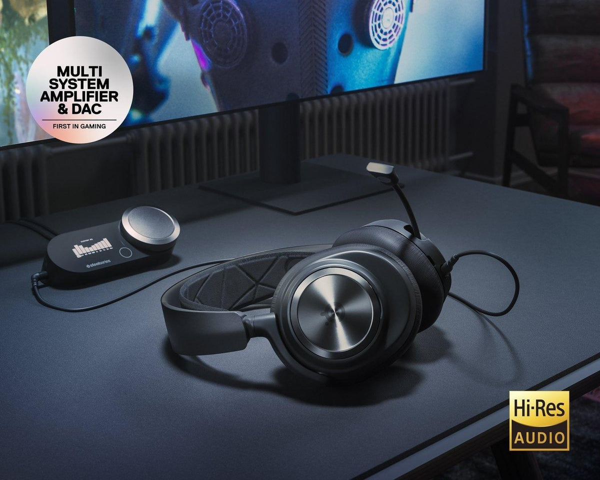 SteelSeries Arctis Nova Pro Gaming-Headset - kabelgebunden - Refurbished - PC - PS5 - PS4 - Schwarz