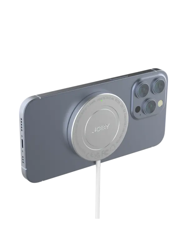 JOBY Magnetisches kabelloses Ladegerät - Qi Wireless - MagSafe 7.5W iPhone / 15W Qi - USB-C - Schwarz