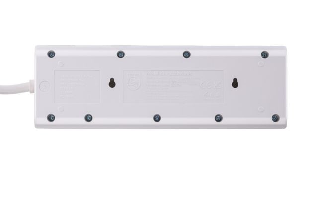 Philips Steckdose 230V 3-fach CHP3130WA - 3-polige Steckdose - 2 M
