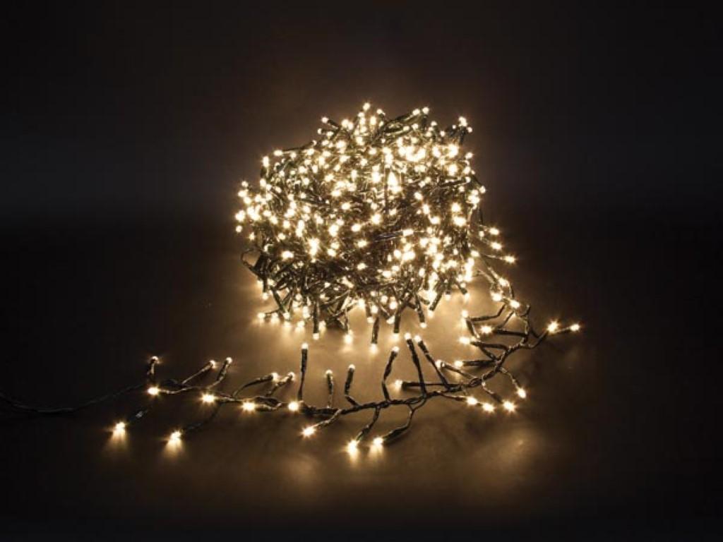 twistlight LED-Lichterkette - 18 m - 1530 warmweiße LEDs - schwarze Schnur - Ø 5 mm
