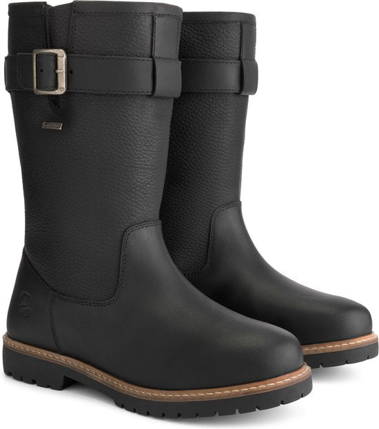 Travelin' Finnmark - Wasserdichter Damenstiefel - Wollgefüttert - Schwarz