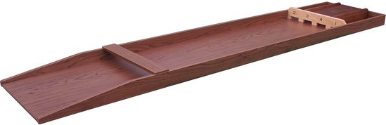 Buffalo Shuffleboard „Big Numbers“ – 200 cm – inkl. 30 Scheiben & Schiebedeckel