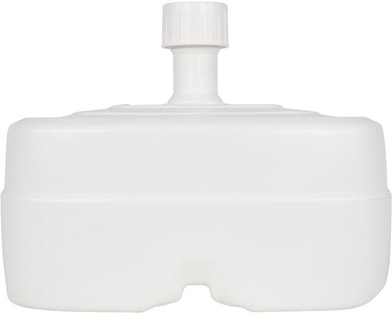 CN Continental Kunststoff-Sonnenschirmfuß Weiß | Befüllbar 45 Liter