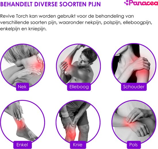 ReviveTorch Schmerzlinderung Rotlichttherapie Infrarotlampe - Schmerzlinderung - tragbar - Muskel- und Gelenkschmerzen - Körper und Gesicht