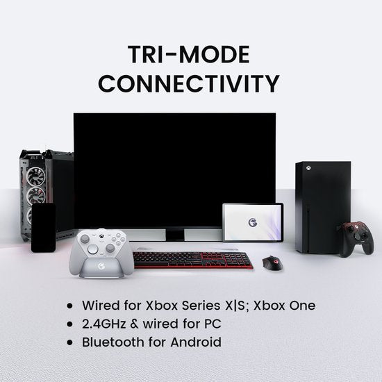 GameSir G7 Pro – Kabelgebundener Controller – Hall-Effekt – Xbox Series X/S, Xbox One, PC und Android – Weiß