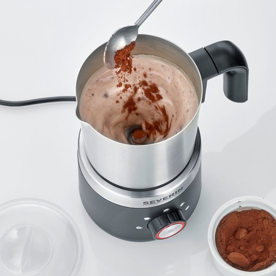 Severin SM 3588 Milchaufschäumer – Warm & Kalt – PFAS-frei – Schokoladenfunktion – 300 ml