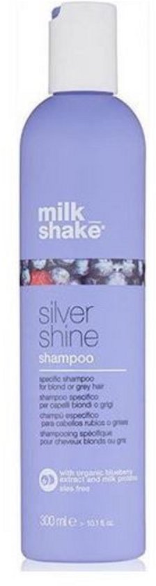 Milkshake Silver Shine Shampoo – Silbershampoo für blondes, graues und weißes Haar – 300 ml