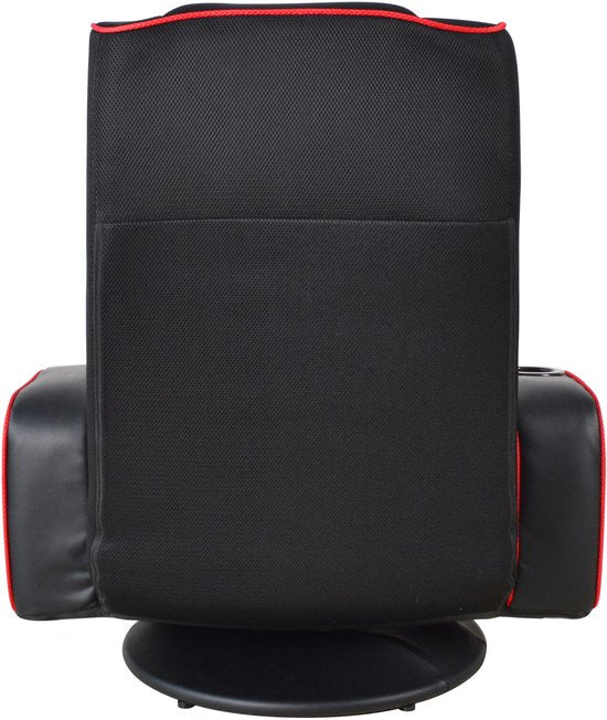 VDD Gaming – Gaming-Stuhl – Bodensessel – Gaming-Stuhl schwarz/rot – Verstellbarer Bodensessel