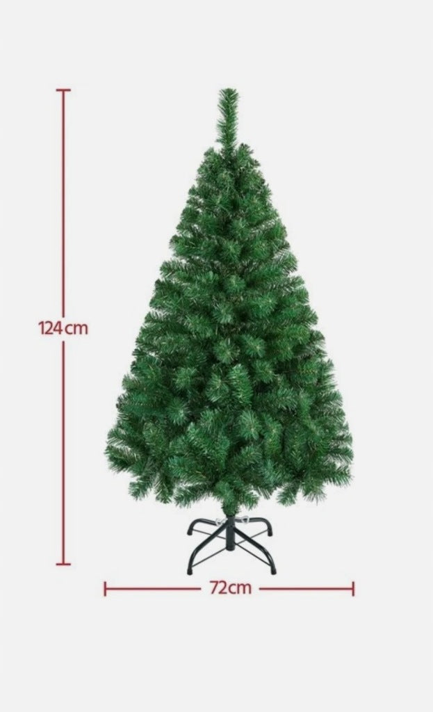 Kunstweihnachtsbaum „Spar Grün“ 120 cm – 208 Zweigspitzen – Handgefertigt & realistisch