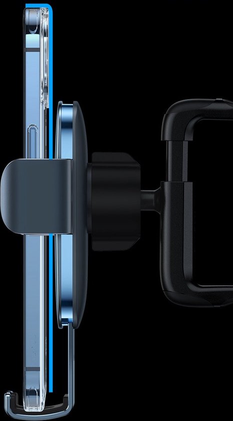 Baseus - Easy Control Clamp - Verstellbare Telefonhalterung für Rund - Lüftungsgitter - Grau