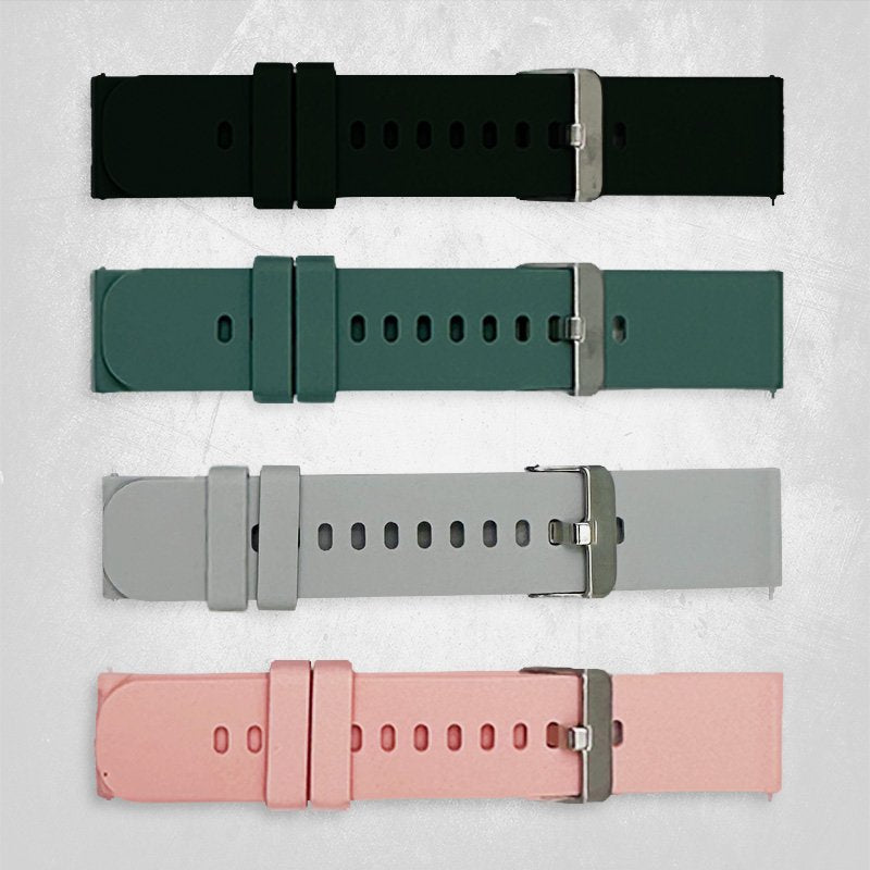 Kendox LifeTracker Ersatzarmbänder-Set – 4 Farben – Weiches Silikon – Bequeme Passform