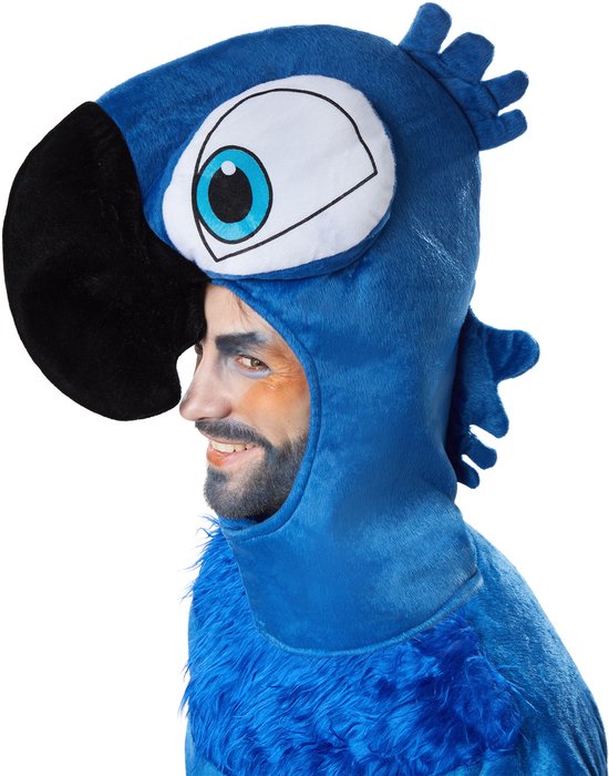 dressforfun - Schöner blauer Ara L - verkleiden kostüm halloween verkleiden partykleidung karneval kostüm partykleidung - 302510