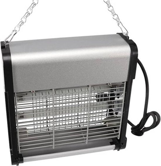Perel Insektenvernichter, elektrisch, Spannungsnetz 2800 V, herausnehmbare Auffangschale, 30 mÂ², Metall