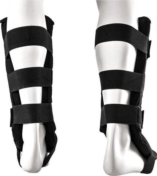 Joya Fightgear - "Velcro" Schienbeinschoner - Schwarz - XS