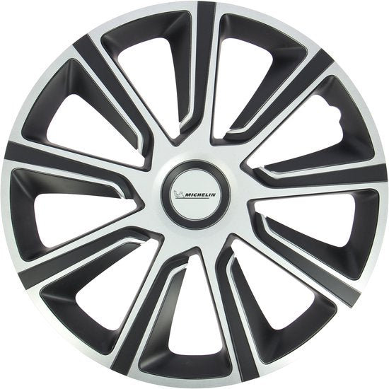 Michelin Radkappen 16 Zoll – silber/schwarz – 4 Stück