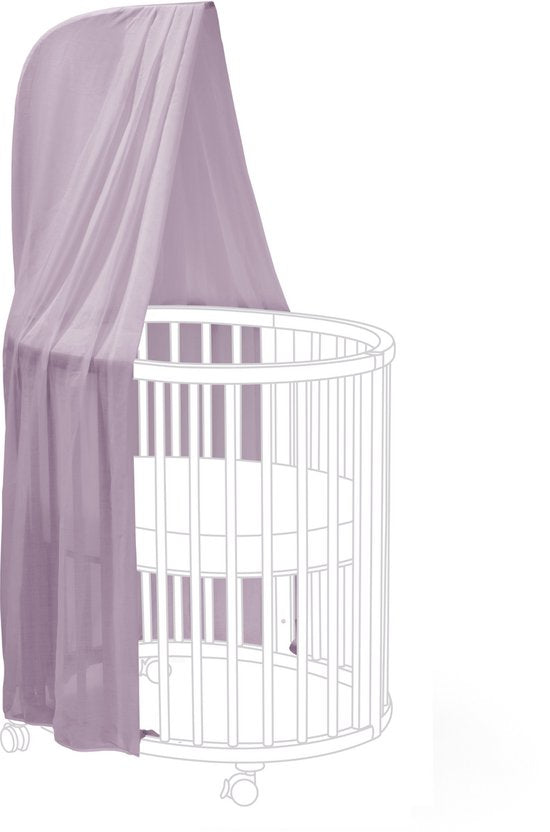 Stokke Sleepi Canopy V3, Lavender – Schaffen Sie eine gemütliche, ruhige Umgebung für Ihr Baby – Einfach zu montieren – Leichter Stoff – Kompatibel mit Sleepi Mini & Bed
