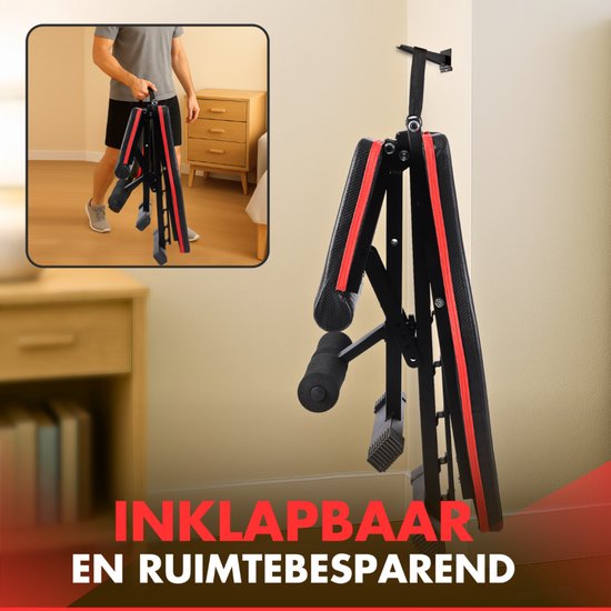 Fitby Fitness Bench - Haltegriffbank - Bankdrücken - Trainingsbank - verstellbar - 150 kg Belastbarkeit - faltbar - schwarz