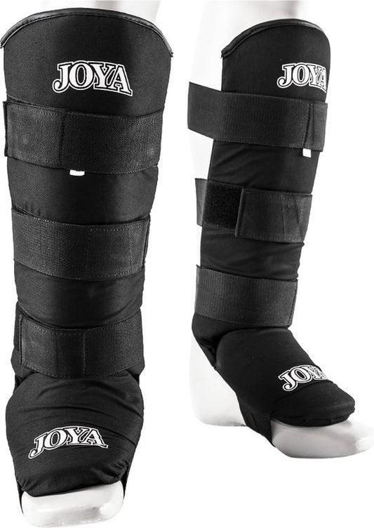 Joya Fightgear - "Velcro" Schienbeinschoner - Schwarz - XS