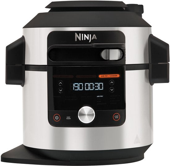 Ninja Foodi OL650EU Multikocher – 12 Kochfunktionen – 7,5 Liter – inklusive Heißluftfritteuse, Schnellkochen, Dämpfen, Grillen