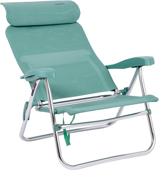 Crespo – Strandstuhl – AL/205 – Kompakt – Grün