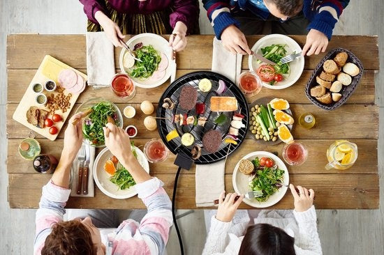 alpina Electric BBQ - Tischgrill - No Smoke - Indoor Grillen - 1250W - Ã˜ 30 Cm - Schwarz
