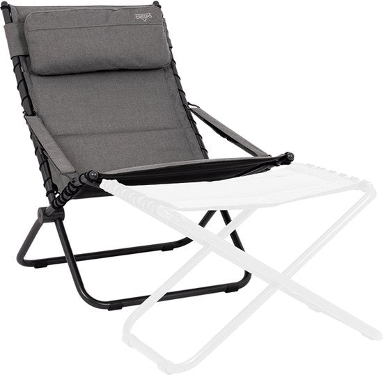 Crespo – Loungesessel – AP/262 – Tex-Comfort – Hellgrau
