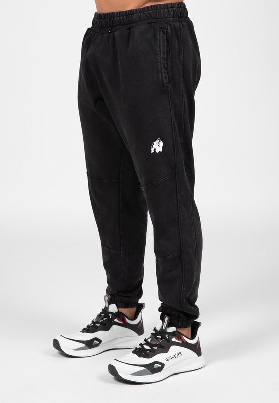Gorilla Wear Curtis Jogginghose - Washed Grey - Größe M