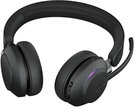 Jabra Evolve2 65 – MS Stereo-Bluetooth-Headset – USB-C – Microsoft Teams-zertifiziert – Schwarz